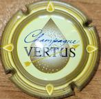 Champagnecapsule VERTUS grijs-geel & blauw nr. 01, Verzamelen, Ophalen of Verzenden, Nieuw, Frankrijk, Champagne