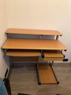 PC bureau houtkleur, 95 cm op 56 cm, hoogte 89 cm, Huis en Inrichting, Ophalen, Zo goed als nieuw, Modern, klasiek, 70 tot 120 cm