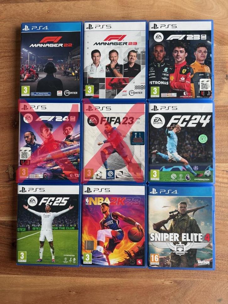 Games voor PS5 en PS4 te koop, Games en Spelcomputers, Games | Sony PlayStation 5, Zo goed als nieuw, Ophalen of Verzenden