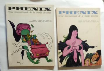 Phénix, revue internationale de la bd, lot tomes 31 & 38 