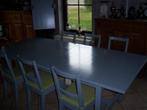 Table 6 chaises, Maison & Meubles, 50 à 100 cm, Enlèvement, Utilisé, Moins de 100 cm