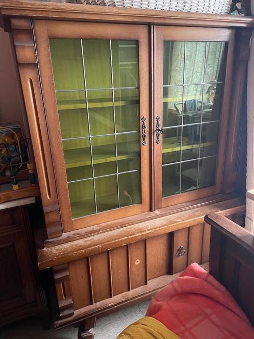 Enkel nog de loodramen, Huis en Inrichting, Kasten | Vitrinekasten, Gebruikt, Ophalen
