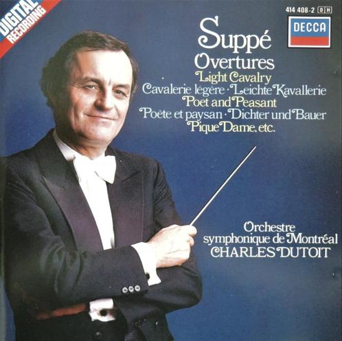 2 CD's - Suppé & Rossini / Ouvertures - OSM / Dutoit - DECCA, CD & DVD, CD | Classique, Comme neuf, Orchestre ou Ballet, Enlèvement ou Envoi