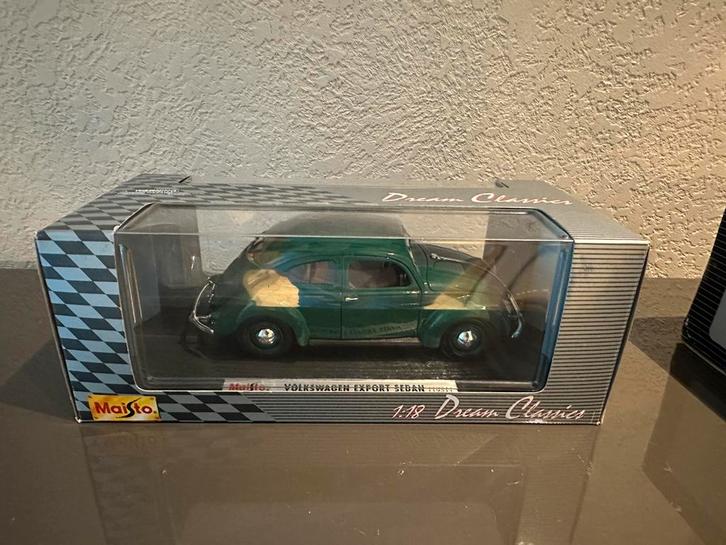 1/18 VW Export Sedan - Maisto, Hobby & Loisirs créatifs, Voitures miniatures | 1:18, Neuf, Maisto, Enlèvement ou Envoi