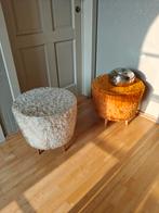 Vintage poef 2x te Turnhout Turnh, Ophalen
