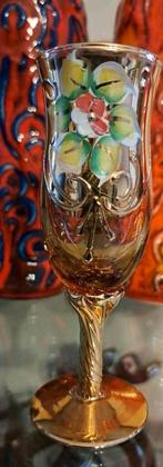 3 Venetiaanse aperitiefglaasjes Tre Fuochi Murano💥 Italy!, Ophalen