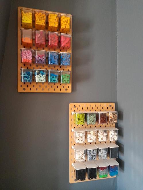 Ikea-opslageenheden gevuld met Legoblokjes, Kinderen en Baby's, Speelgoed | Duplo en Lego, Zo goed als nieuw, Lego, Ophalen