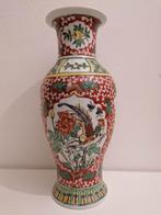Chinese porseleinen vaas met polychroom vogeldecor, Ophalen of Verzenden