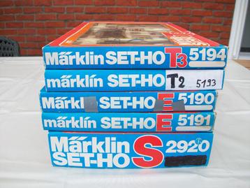 Marklin 2920 Startset + rangeerset 5190 + 5191 + 5193 +5194+ beschikbaar voor biedingen