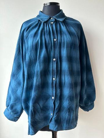 Liv the label blauw bloes pofmouw beschikbaar voor biedingen