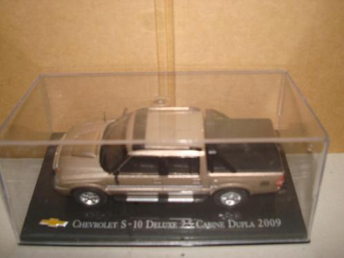 CHEVROLET S-10 DELUXE 2,5 CABINE DUPLICA DUPLA 2009 OP 1/43, Hobby & Loisirs créatifs, Voitures miniatures | 1:43, Neuf, Voiture