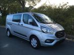 Ford Transit Custom * 2.0 Tdci * Dubbel cabine 6 plaatsen, Auto's, Voorwielaandrijving, Stof, 4 cilinders, Dealer onderhouden
