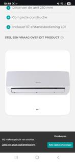 Wand airconditioning, Elektronische apparatuur, Airco's, Ophalen, Nieuw