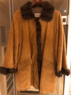 lederen mantel van Christiano di Thiene, Kleding | Dames, Christiano di Thiene, Bruin, Maat 42/44 (L), Ophalen of Verzenden