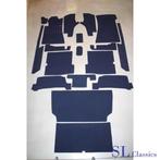 Tapijt set 18-delig blauw Mercedes-Benz SL, W107 - R107, Auto-onderdelen, Interieur en Bekleding, Ophalen of Verzenden, Nieuw