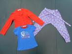 Setje (T-shirt + gilet + broek) Gymp voor meisje maat 110, Fille, Gymp, Utilisé, Enlèvement ou Envoi