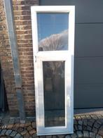 Belle fenêtre en PVC blanc avec aile unique et lucarne fixe, Bricolage & Construction, Comme neuf, Enlèvement ou Envoi