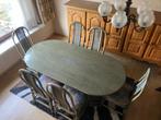 Tafel met zes stoelen en dressoir, Antiek en Kunst, Ophalen