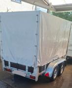 Dubbelasser aanhangwagen bache Remorque 750kg, Auto diversen, Aanhangers en Bagagewagens, Ophalen of Verzenden, Zo goed als nieuw