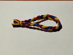 Scoubidou armband buitendiameter 6cm binnen 5cm, Ophalen, Gebruikt, Overige kleuren, Armband