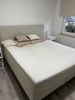 Boxspring tweepersoonsbed, Ophalen, Gebruikt, Tweepersoons, 180 cm