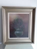 TONY FITELLAER Schilderij boeket in vaas  Prijs: € 40, Gebruikt, Ophalen of Verzenden, Schilderij, 50 tot 75 cm