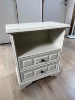 Table de nuit blanche vintage, Enlèvement, Comme neuf