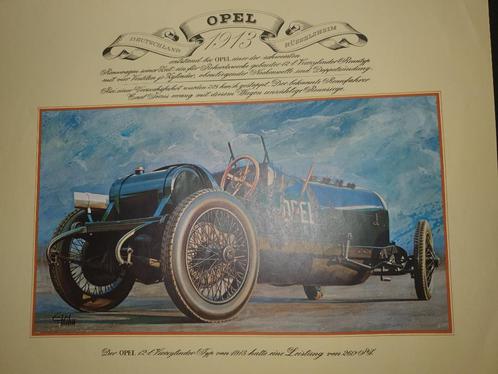 14 reproducties auto's old-timers Seca, Verzamelen, Automerken, Motoren en Formule 1, Zo goed als nieuw, Auto's, Ophalen of Verzenden