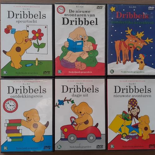6 DVD's Dribbel, Cd's en Dvd's, Dvd's | Kinderen en Jeugd, Gebruikt, Alle leeftijden, Ophalen of Verzenden