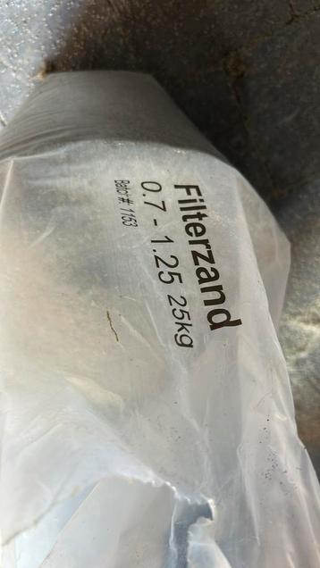 Filterzand beschikbaar voor biedingen