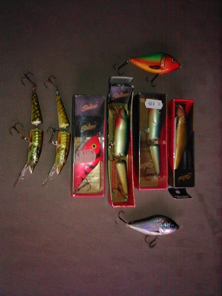 Salmo pluggen, Watersport en Boten, Hengelsport | Roofvissen, Zo goed als nieuw, Ophalen of Verzenden