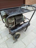 compressor dubbel vat, Doe-het-zelf en Bouw, Compressors, Ophalen, Gebruikt, 6 tot 10 bar