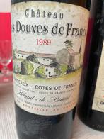 Chateau les doves de Francs Bordeaux 1989 2 flessen, Verzamelen, Ophalen, Frankrijk, Rode wijn, Vol