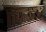 Massief houten woonkamerkast - dressoir, Ophalen, Gebruikt, 200 cm of meer, 25 tot 50 cm