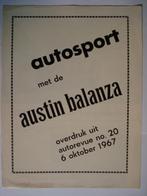 Austin 1800 Balanza 1967 Brochure Catalogue Prospekt, Verzenden, Gelezen, Overige merken