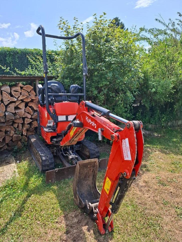 Location Mini Pelle Kubota U10 - 3 godets, Doe-het-zelf en Bouw, Betonmolens, Ophalen