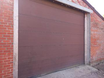Sectionale poort, Doe-het-zelf en Bouw, Ophalen, Gebruikt, Metaal, 120 cm of meer