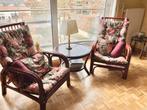 Rotan set, Huis en Inrichting, Stoelen, Ophalen, Twee, Riet of Rotan, Zo goed als nieuw