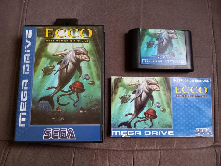 SEGA Mega Drive - Ecco: The Tides of Time, Games en Spelcomputers, Games | Sega, Gebruikt, Mega Drive, Avontuur en Actie, 1 speler