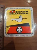 Vintage sticker DFDS Seaways meeuw, Verzamelen, Stickers, Ophalen of Verzenden, Zo goed als nieuw, Bedrijf of Vereniging