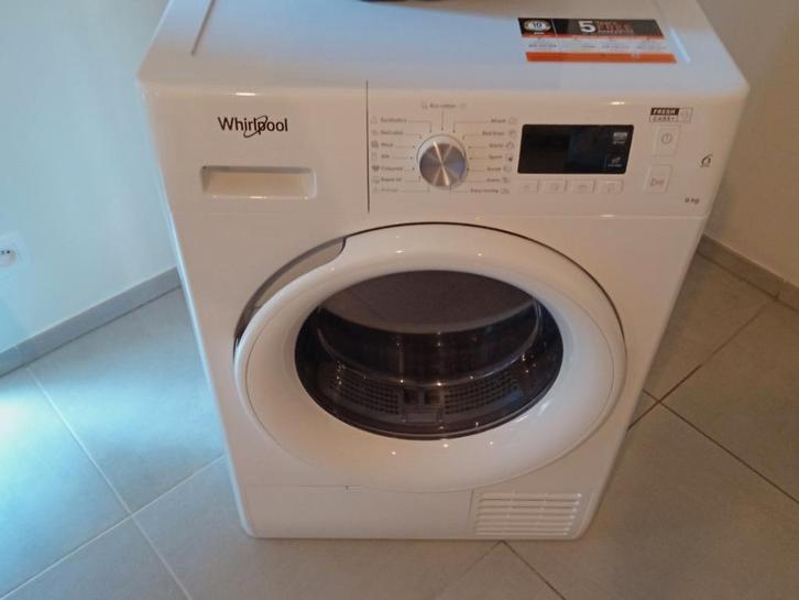Sèche linge Whirlpool 6e sens à réparer, Elektronische apparatuur, Droogkasten, Zo goed als nieuw, Condens, Voorlader, 8 tot 10 kg