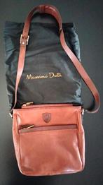 Herentas manbag leder Massimo Dutti, Ophalen of Verzenden, Zo goed als nieuw, Bruin, Leer