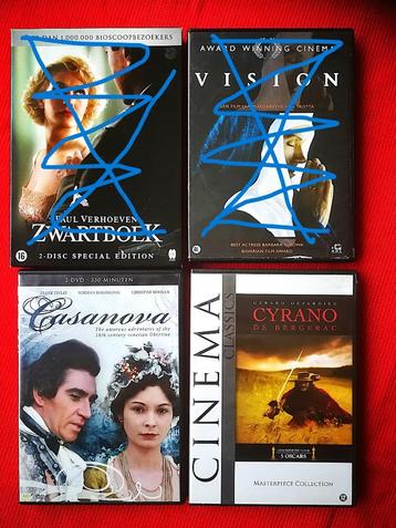 DVD’s historische films : prijs zie omschrijving (1 of 2 eur beschikbaar voor biedingen