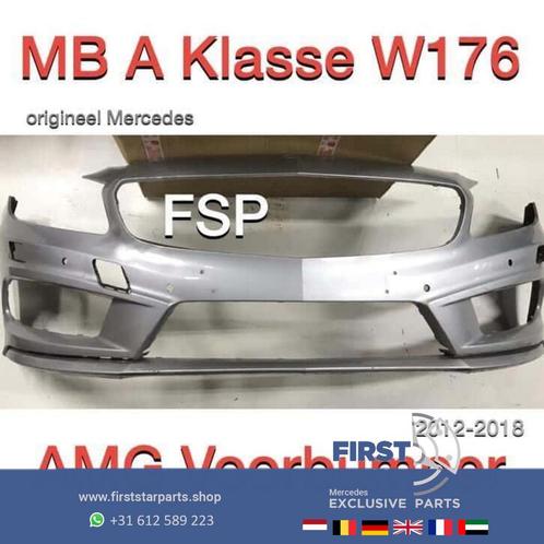 W176 AMG Voorbumper Mercedes A Klasse 2012-2018 zilvergrijs, Autos : Pièces & Accessoires, Carrosserie & Tôlerie, Pare-chocs, Mercedes-Benz