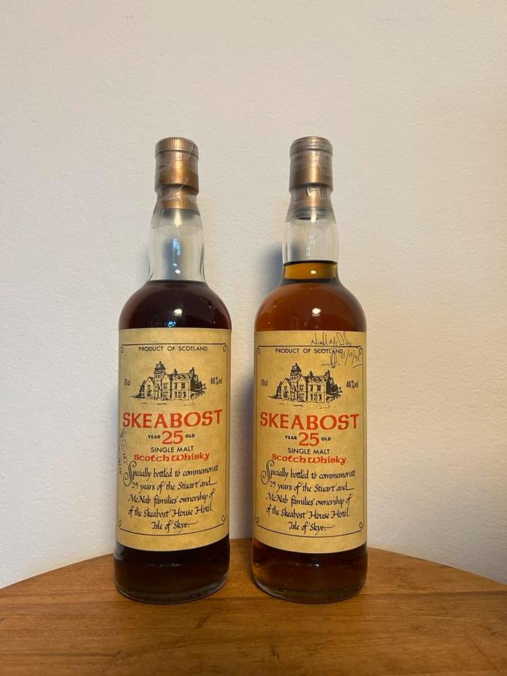 Skeabost 25 Year Old. Undisclosed Springbank en Talsiker, Verzamelen, Wijnen, Zo goed als nieuw, Ophalen