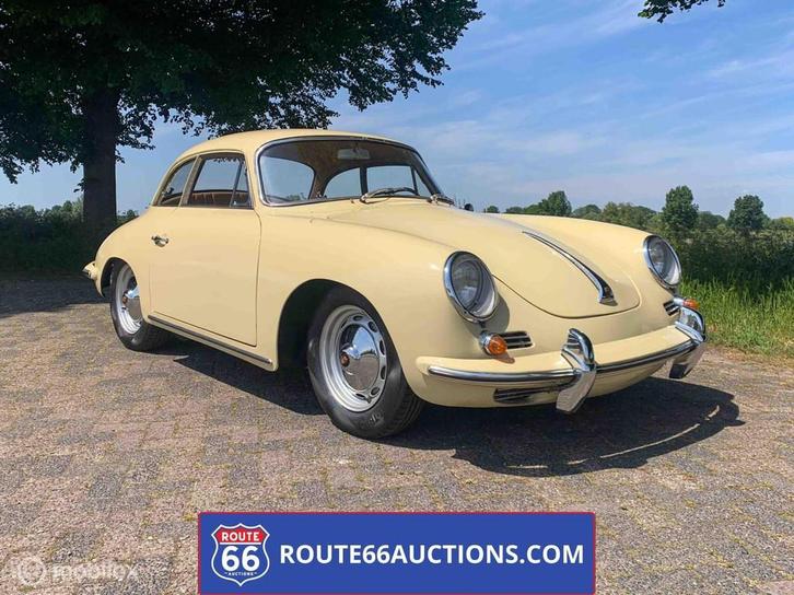 Porsche 356B Karmann Coupe | 1961 | Route 66 Auctions, Autos, Oldtimers & Ancêtres, Entreprise, Achat, Porsche, Essence, Autre carrosserie