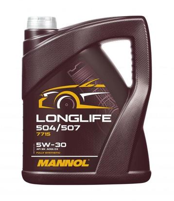 MANNOL LONGLIFE MOTOROLIE 504/507 5W-30, 5I  beschikbaar voor biedingen