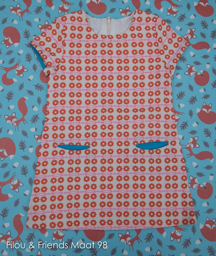 Jurk Filou & Friends – Maat 98, Kinderen en Baby's, Kinderkleding | Maat 98, Gebruikt, Meisje, Filou & Friends, Ophalen of Verzenden