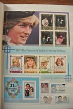 Stempels van Diana en kinderen in een album (n72), Postzegels en Munten, Ophalen of Verzenden, Koningshuis