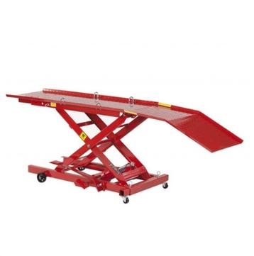 Hydraulische heftafel bromfietsen en motorfietsen rood NIEUW beschikbaar voor biedingen